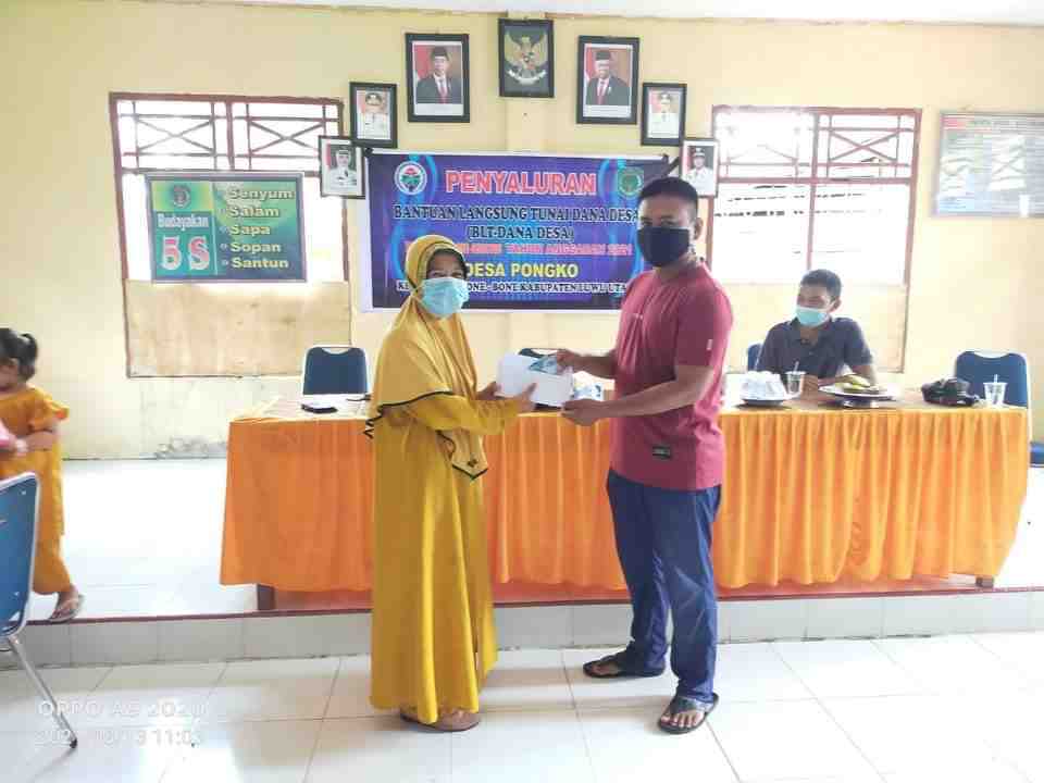 Warga Desa Pongko Terima BLT DD senilai lebih dari Rp.140 juta